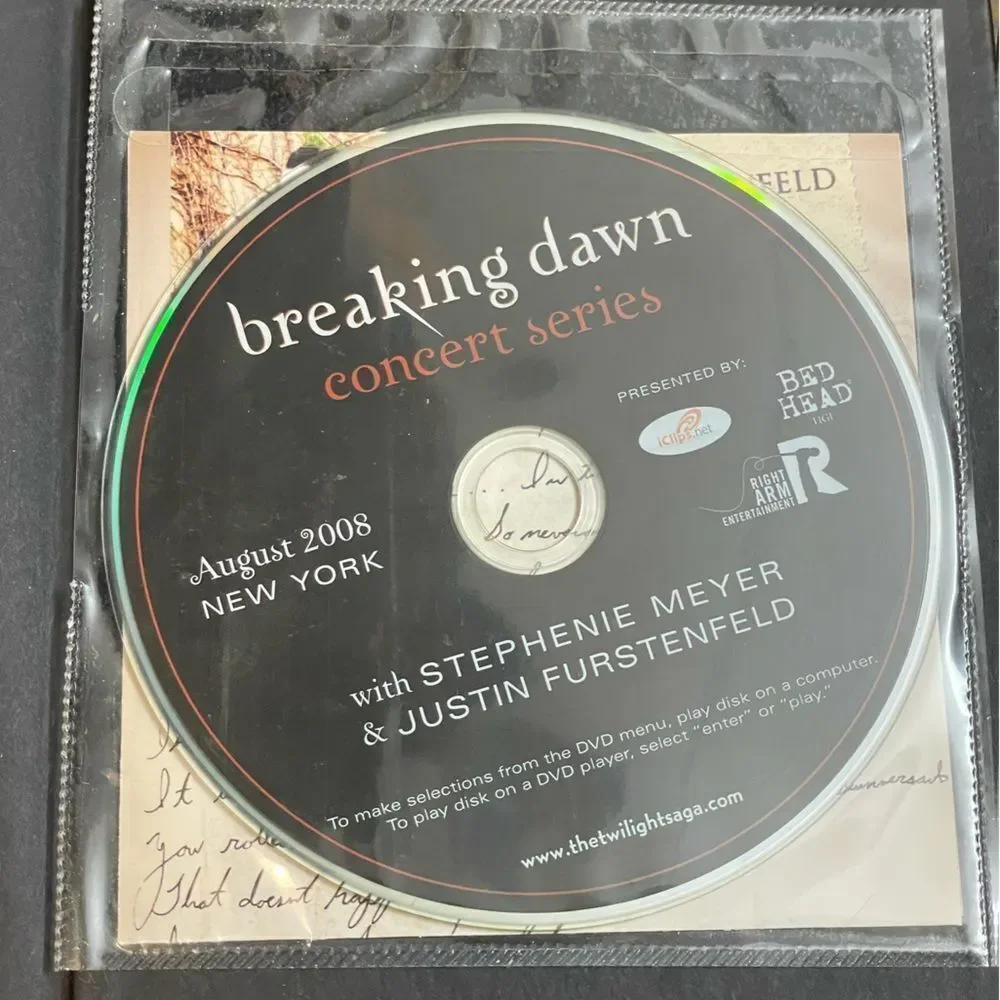Twilight Breaking Dawn Special Edition Hardcover Book by Stephanie Meyer
